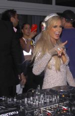 PARIS HILTON Performs at Stephen Doff