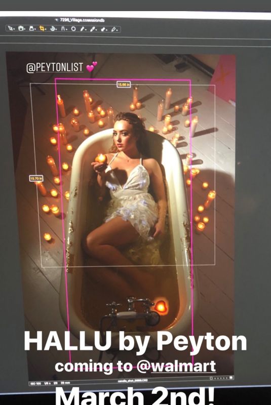 PEYTON ROI LIST for Hallu by Peyton for Walmart, February 2020