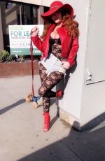 PHOEBE PRICE Out and About in Beverly Hills 02/26/2020