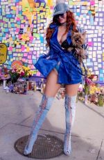 PHOEBE PRICE Out in Beverly Hills 01/31/2020