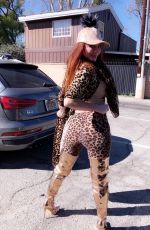 PHOEBE PRICE Out in West Hollywood 02/04/2020
