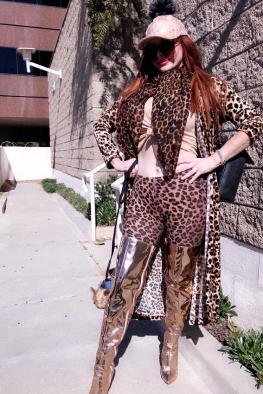PHOEBE PRICE Out in West Hollywood 02/04/2020