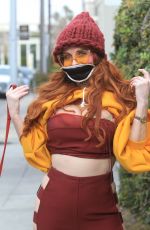 PHOEBE PRICE Out with Her Dog in Beverly Hills 02/27/2020