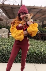 PHOEBE PRICE Out with Her Dog in Beverly Hills 02/27/2020