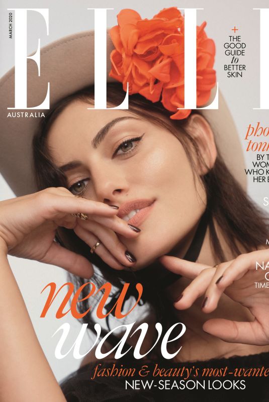 PHOEBE TONKIN in Elle Magazine, Australia March 2020