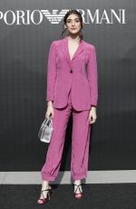 PILAR FOGLIATI at Emporio Armani Show at Milan Fashion Week 02/21/2020