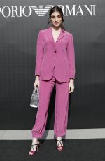 PILAR FOGLIATI at Emporio Armani Show at Milan Fashion Week 02/21/2020