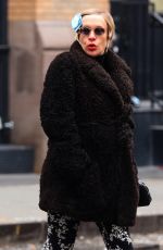 Pregnant CHLOE SEVIGNY Out for Lunch in New York 02/05/2020
