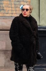 Pregnant CHLOE SEVIGNY Out for Lunch in New York 02/05/2020