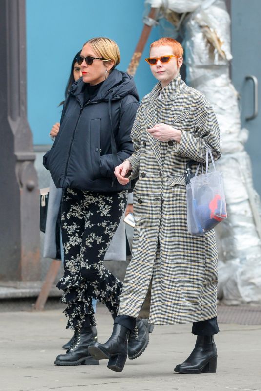 Pregnant CHLOE SEVIGNY Out in New York 02/04/2020