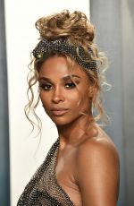 Pregnant CIARA at 2020 Vanity Fair Oscar Party in Beverly Hills 02/09/2020