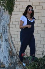 Pregnant JENNA DEWAN Out in Los Angeles 02/01/2020