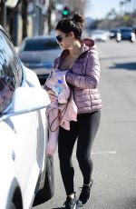 Pregnant JENNA DEWAN Out in Studio City 02/03/2020