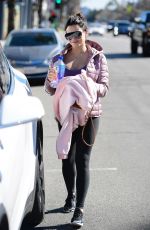Pregnant JENNA DEWAN Out in Studio City 02/03/2020