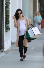 Pregnant JENNA DEWAN Out Shopping in West Hollywood 02/08/2020