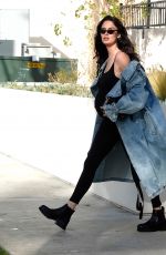 Pregnant NICOLE TRUNFIO Leaves Obstetricians Office in Beverly Hills 02/25/2020