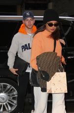 PRIYANKA CHOPRA and Nick Jonas Arrives at Her Hotel in New York 02/26/2020