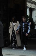 PRIYANKA CHOPRA and Nick Jonas Out for Lunch in Milan 02/14/2020