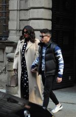 PRIYANKA CHOPRA and Nick Jonas Out for Lunch in Milan 02/14/2020