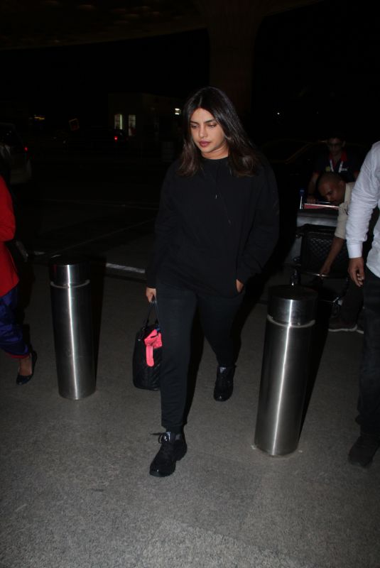 PRIYANKA CHOPRA Arrives at Airport in Mumbai 02/24/2020
