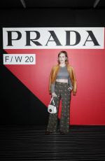 RACHEL BROSNAHAN at Prada Fall/Winter 2020/2021 Womenswear Fashion Show in Milan 02/20/2020