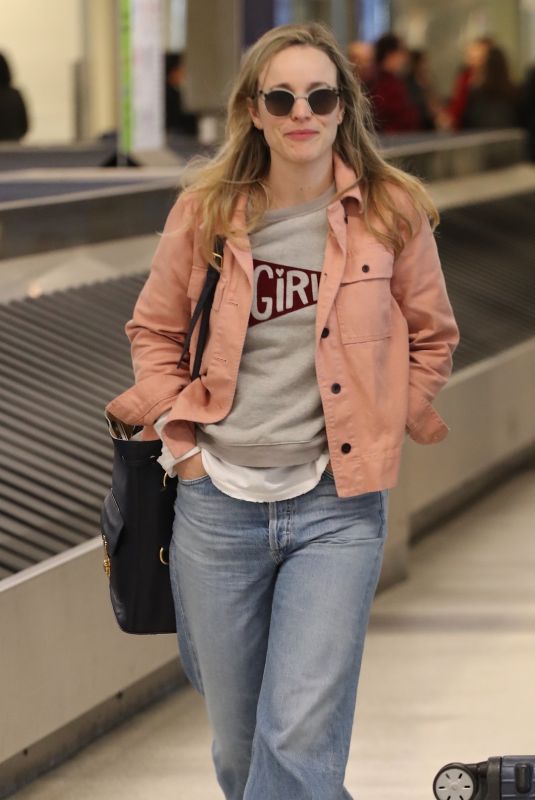 RACHEL MCADAMS Arrives at Her Home in Los Angeles 02/04/2020