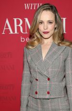 RACHEL MCADAMS at Variety x Armani Makeup Artistry Dinner in Los Angeles 02/04/2020