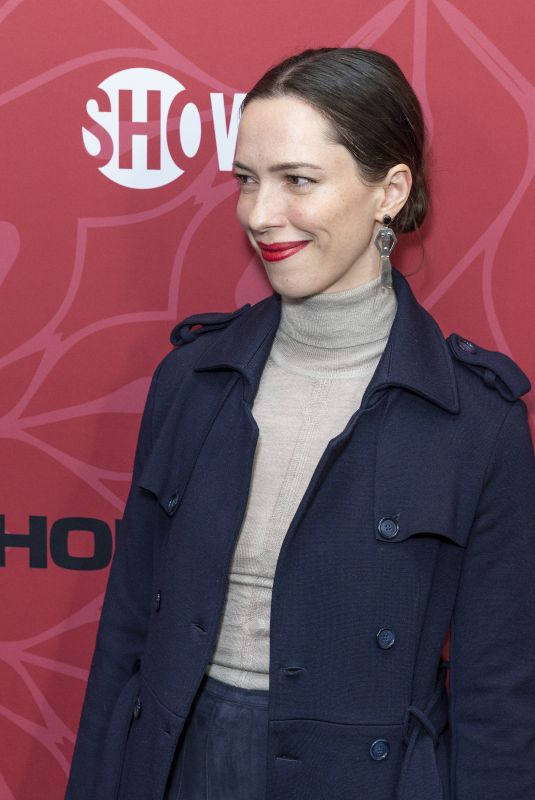 REBECCA HALL at Homeland, Season 8 Premiere in New York 02/04/2020