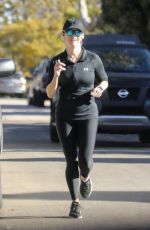 REESE WITHERSPOON Out Jogging in Brentwood 02/05/2020