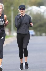 REESE WITHERSPOON Out Jogging in Los Angeles 02/22/2020