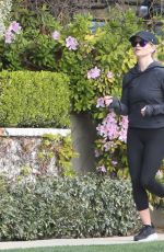 REESE WITHERSPOON Out Jogging in Los Angeles 02/22/2020