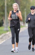 REESE WITHERSPOON Out Jogging in Los Angeles 02/22/2020