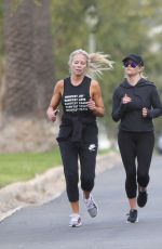 REESE WITHERSPOON Out Jogging in Los Angeles 02/22/2020