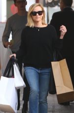 REESE WITHERSPOON Out Shopping in Brentwood 02/13/2020