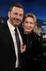 RENEE ZELLWEGER at Jimmy Kimmel Live in Los Angeles 01/30/2020