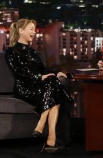 RENEE ZELLWEGER at Jimmy Kimmel Live in Los Angeles 01/30/2020