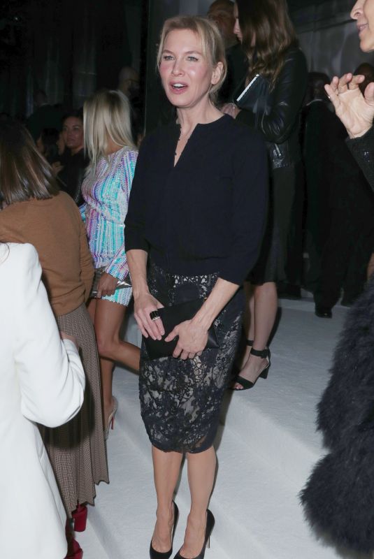 RENEE ZELLWEGER at Tom Ford Fashion Show in Los Angeles 02/07/2020