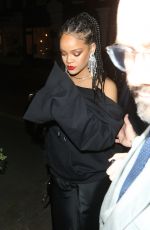 RIHANNA Arrives at Bafta Vogue x Tiffany Fashion and Film After-party in London 02/02/2020