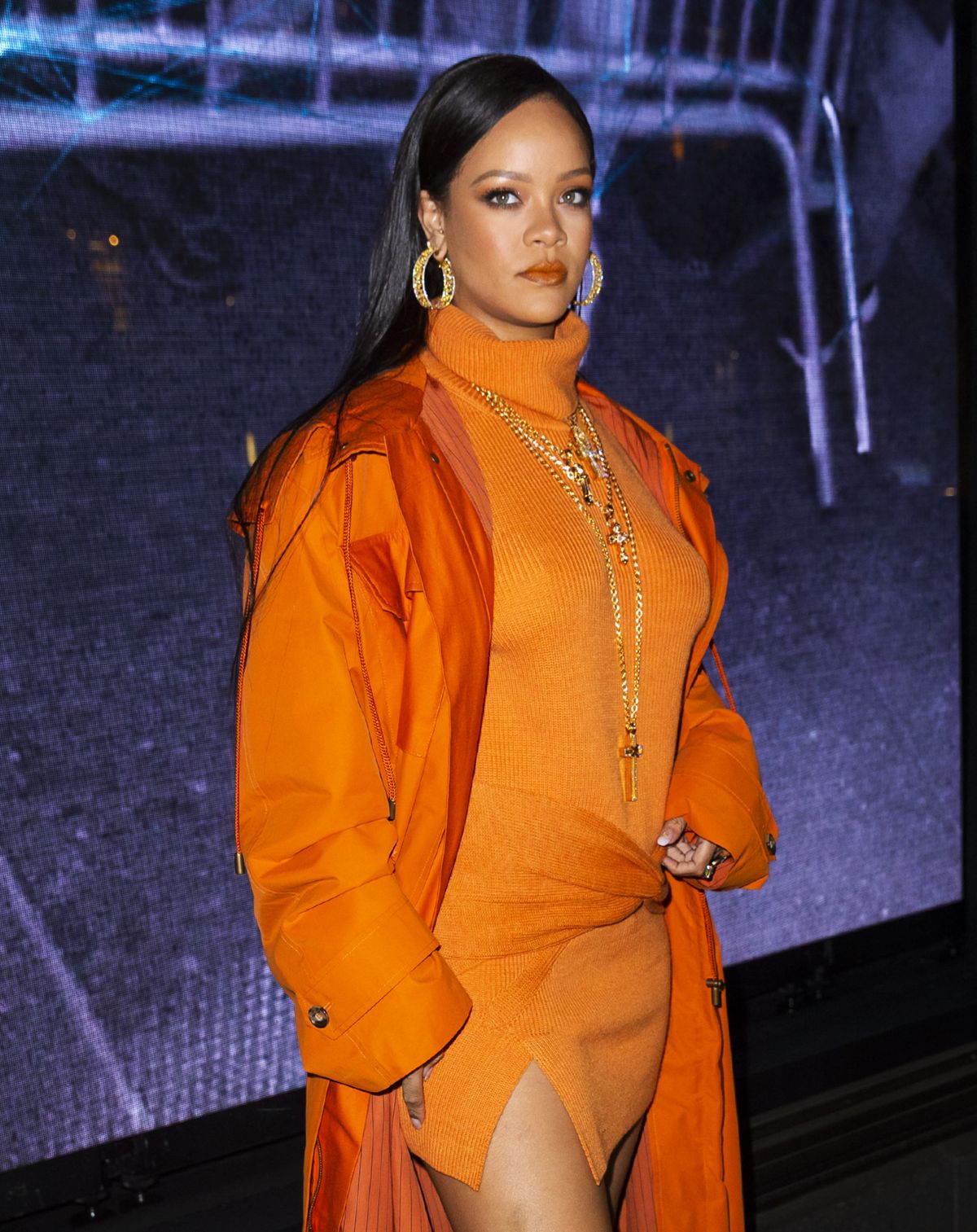 RIHANNA Arrives at Bergdorf Goodman to Introduce Her Fenty Collection ...