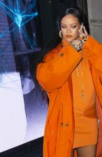 RIHANNA Arrives at Bergdorf Goodman to Introduce Her Fenty Collection in New York 02/07/2020