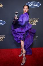 RIHANNA at 51st Naacp Image Awards in Pasadena 02/22/2020