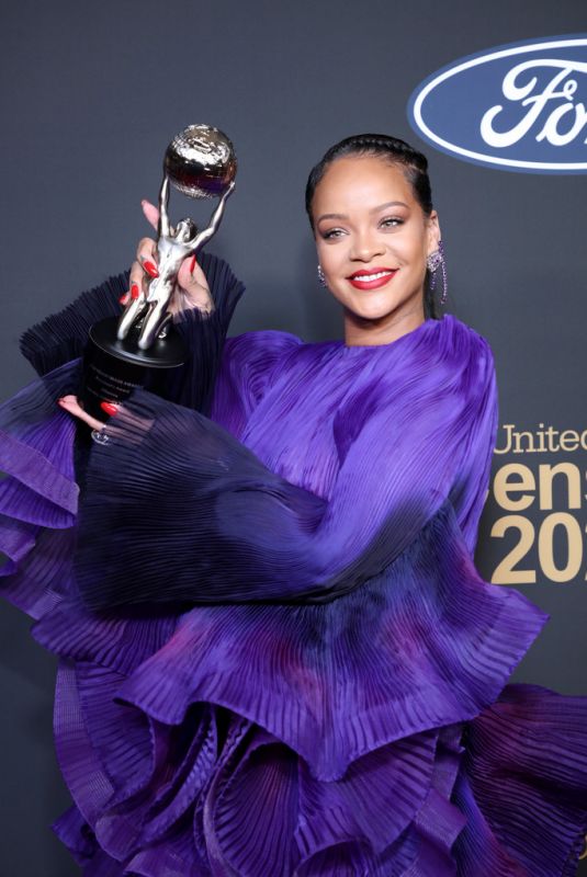 RIHANNA at 51st Naacp Image Awards in Pasadena 02/22/2020