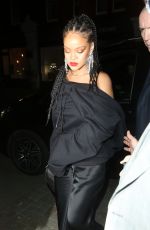 RIHANNA at Bafta Vogue x Tiffany Fashion and Film After-party in London 02/02/2020