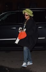 RIHANNA Night Out in New York 02/08/2020