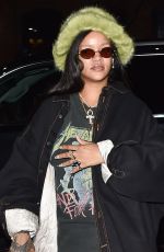 RIHANNA Night Out in New York 02/08/2020
