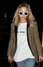 RITA ORA Arrives in London 02/28/2020