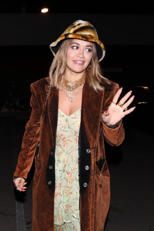 RITA ORA at Nobu Matsuhisa 02/16/2020