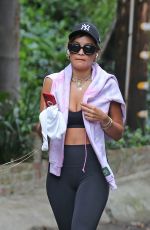 RITA ORA Out Hiking in Los Angeles 22.02.2020 x26 | hqcelebcorner