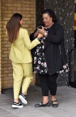 ROCHELLE HUMES and ALISON HAMMOND at ITV Studios in London 02/25/2020