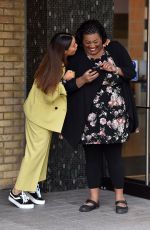 ROCHELLE HUMES and ALISON HAMMOND at ITV Studios in London 02/25/2020